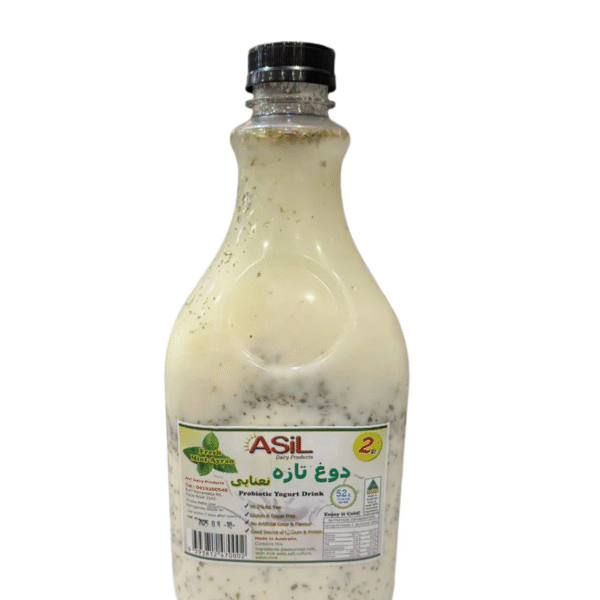 دوغ بدون گاز نعنایی Asil Youghert Drink Large